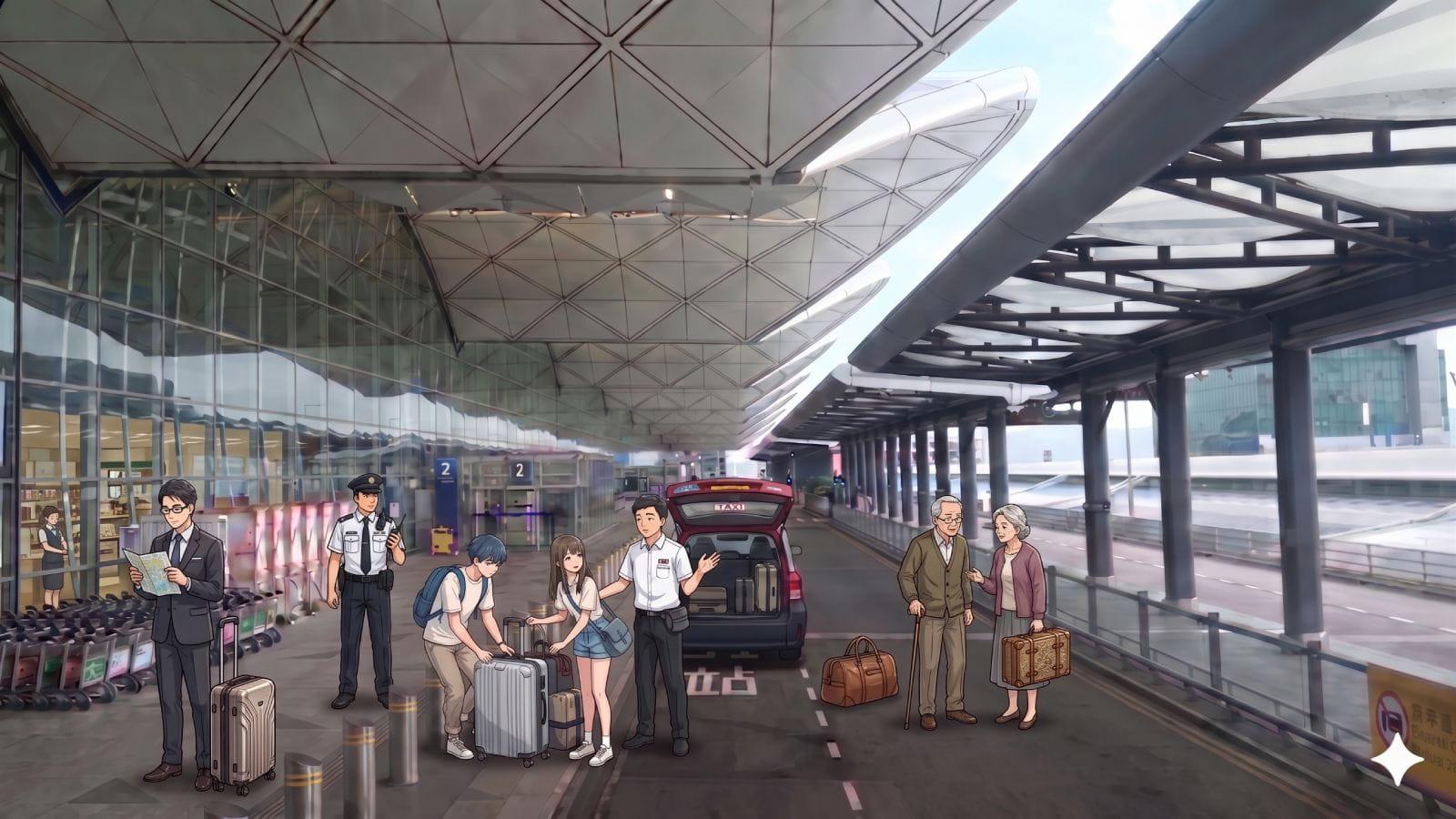 香港機場一口價的士預約接送背景